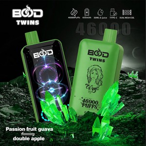 BOOD 【ニコパフ】BOOD ブード Twins Flavor 46,000パフ パッションフルーツグアバ & ダブルアップル